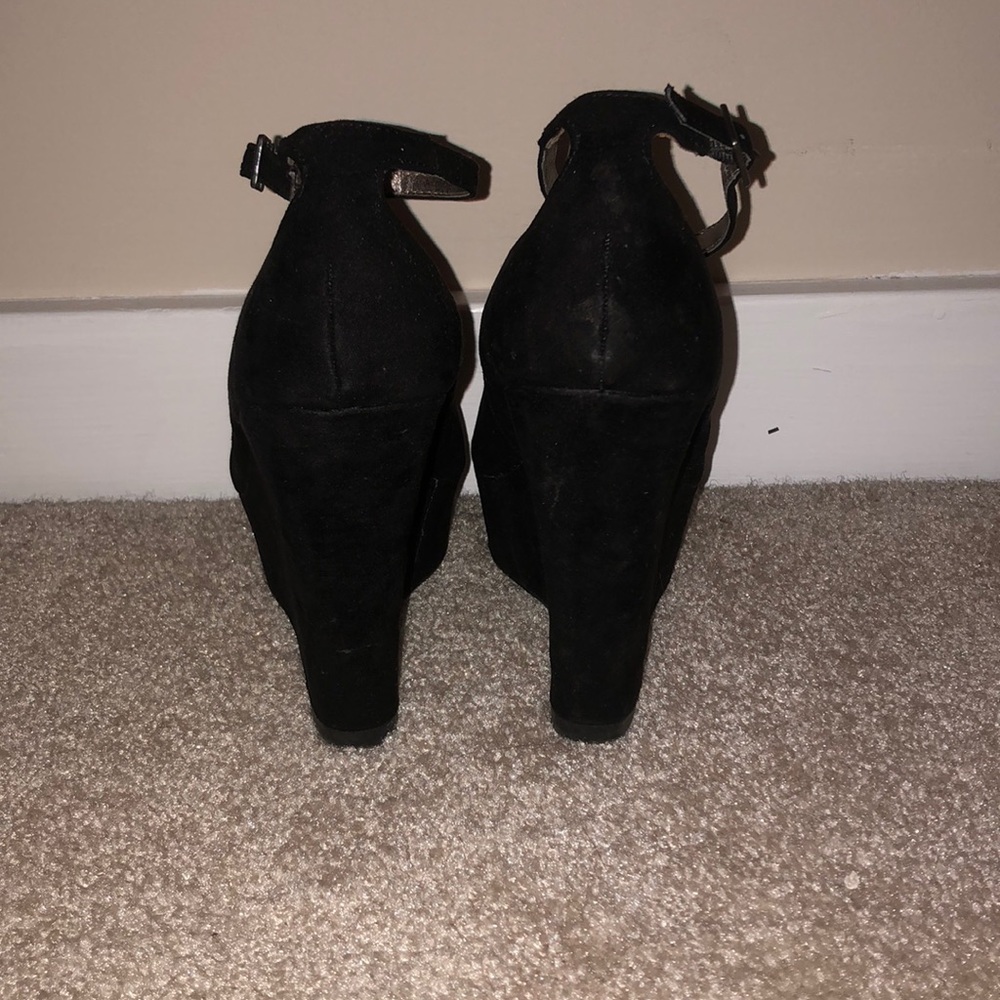 Black Madden Girl Wedges - Picture 3 of 5